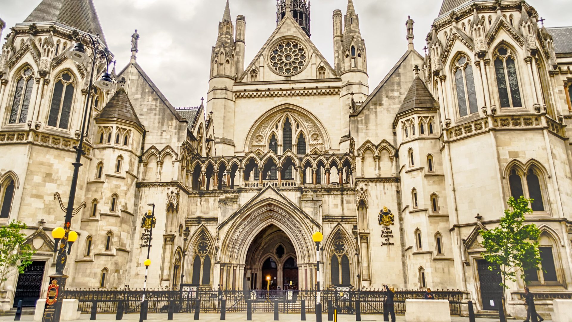 The Royal Courts of Justice in London, UK