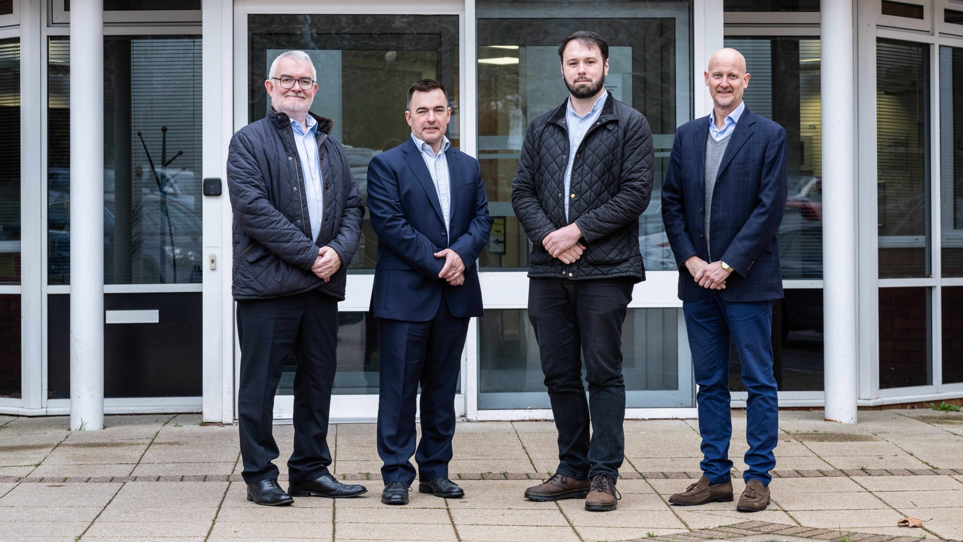 (L to R) Ian Pitt Ed Vereker Ed Shuttleworth James Bailey Bruton Knowles Exeter Office