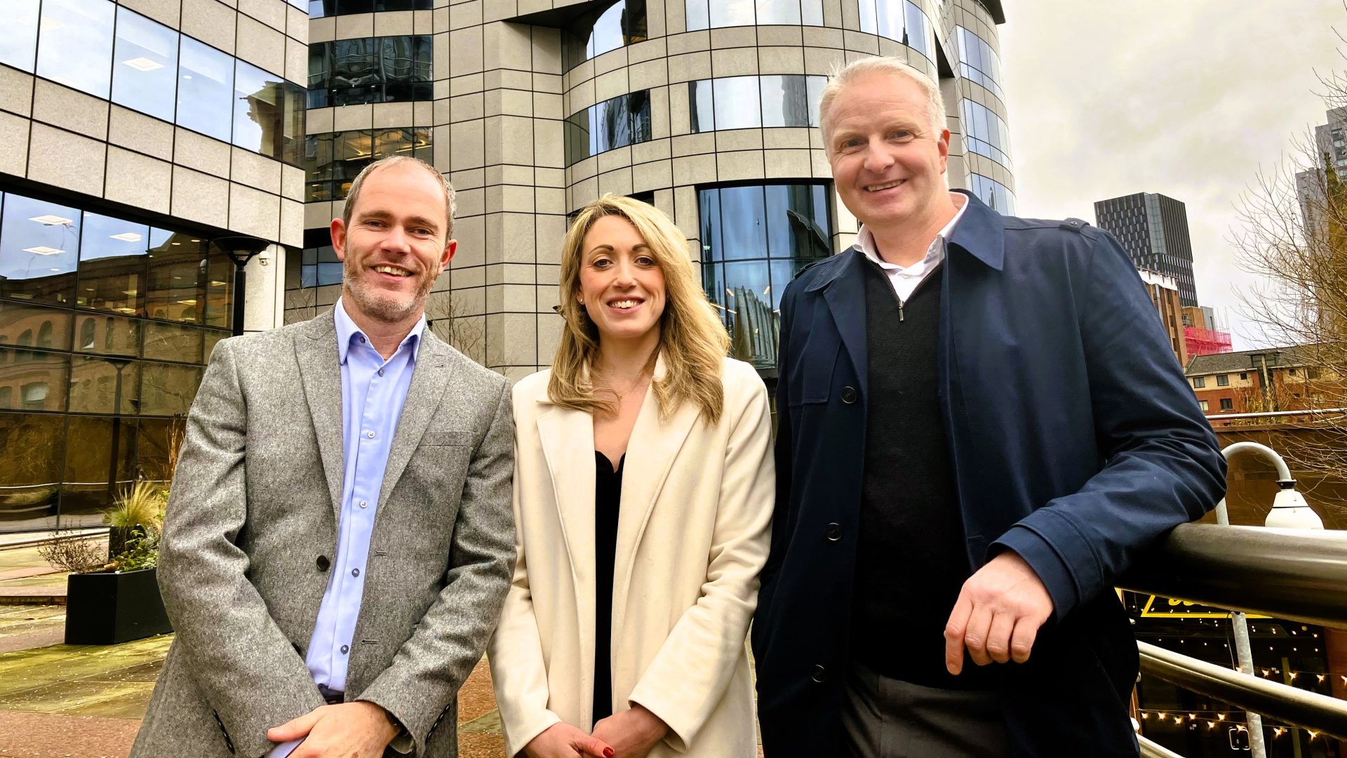 (L-R) Bernard Greep, Emma Steel, Dan Mitchell