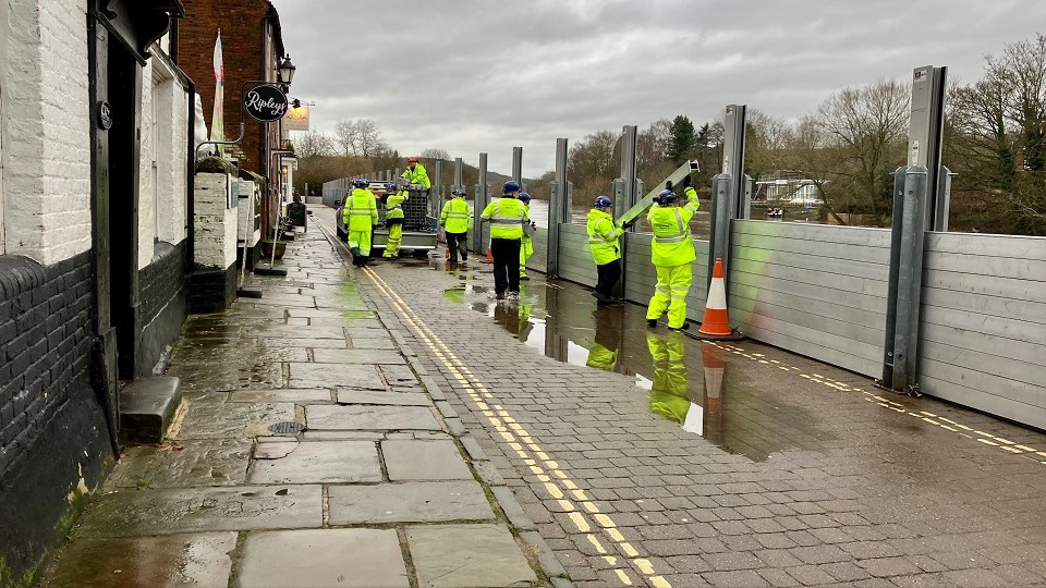 Environment Agency flood prevention