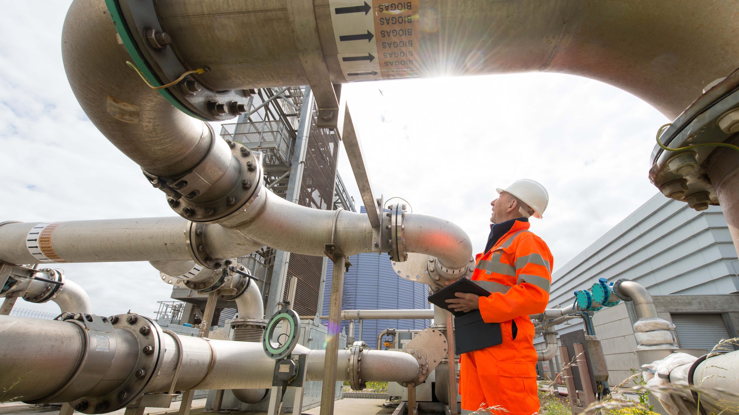 Veolia wastewater treatment plant.