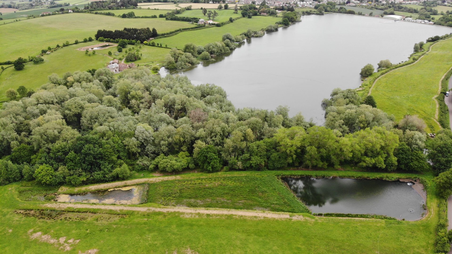 The Durleigh wetlands are to the west of the reservoir and water treatment centre, at which a £50 million refurbishment project was completed last year