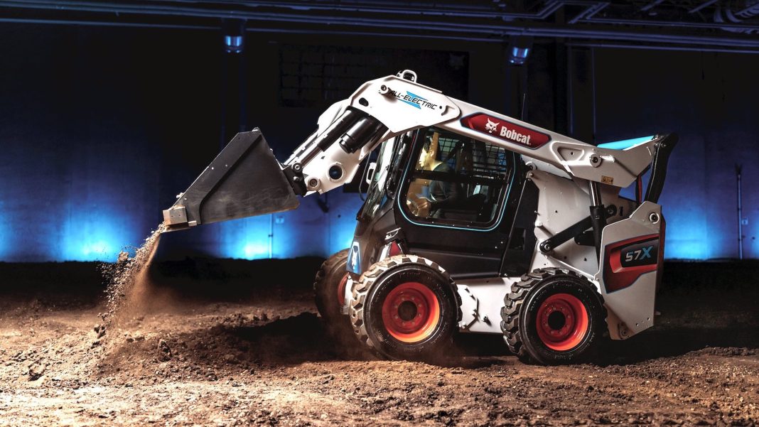 Bobcat unveils world’s first all-electric skid-steer loader and new all