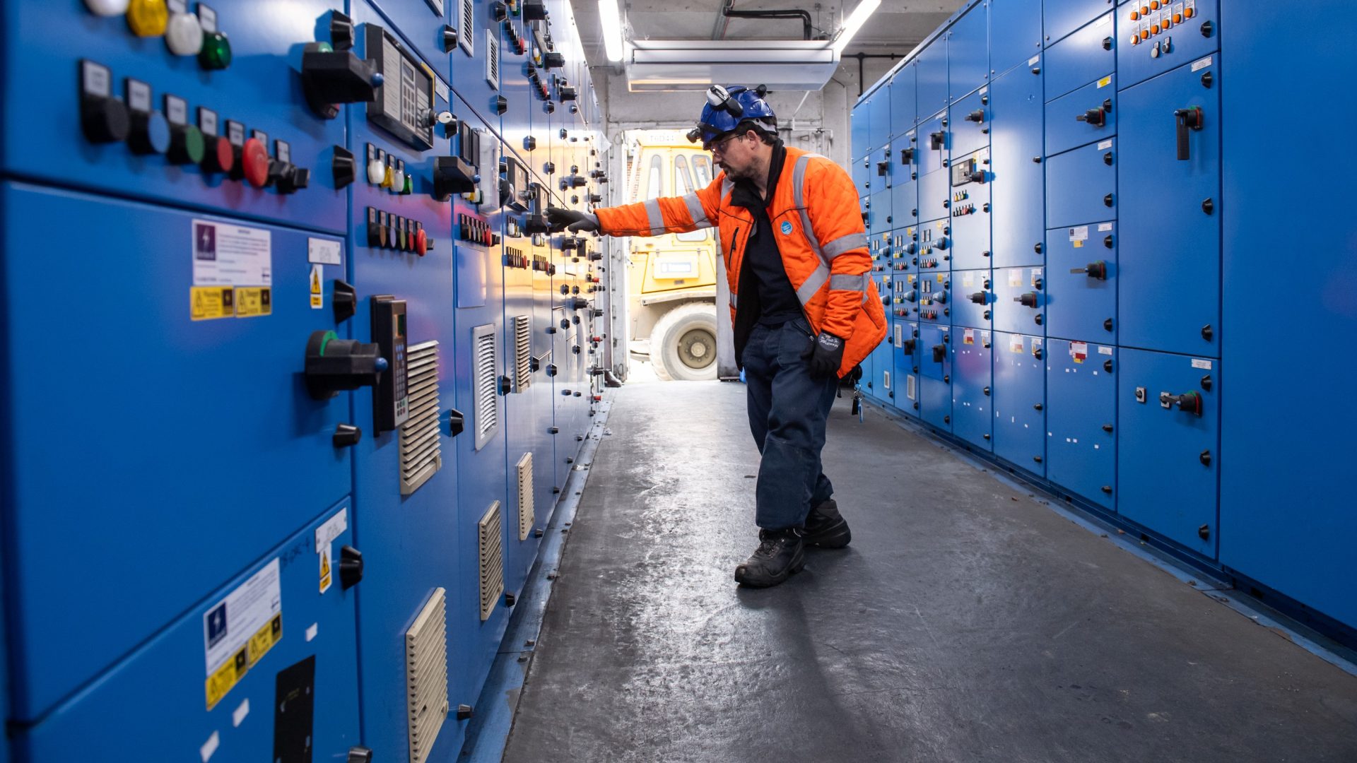 Thames Water engineer at Hampton water treatment works