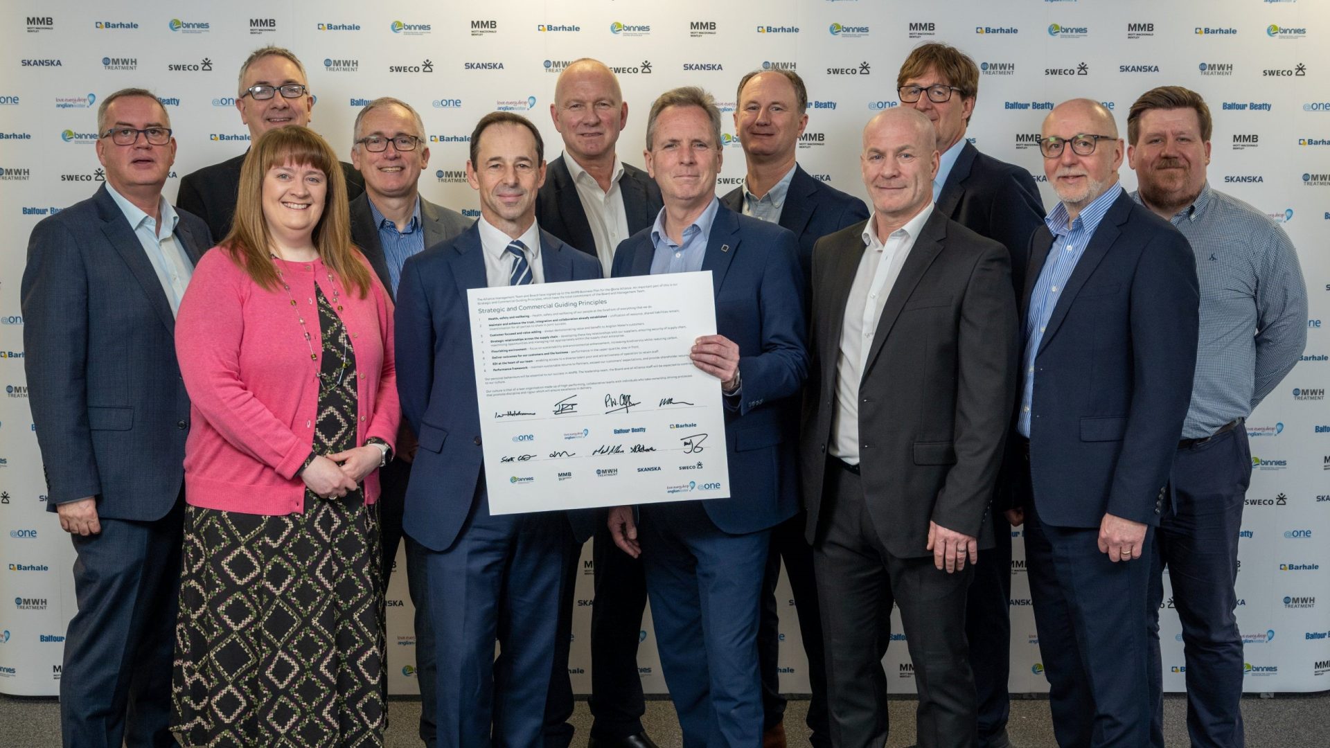 Anglian Water signing of the @one contract. Matthew Power Photography