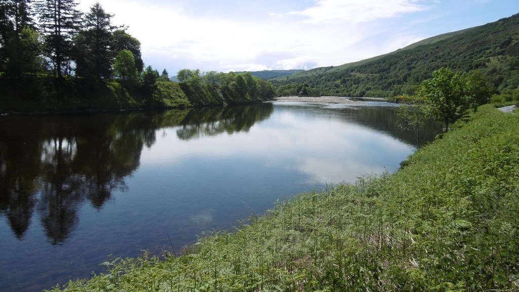 The River Lochy, Gairlochy. (c) Richard Webb.