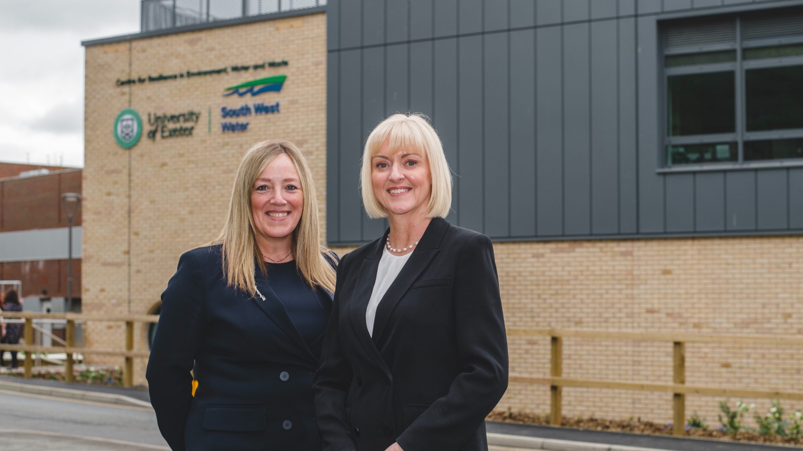 Susan Davy (left) and Lisa Roberts at CREWW