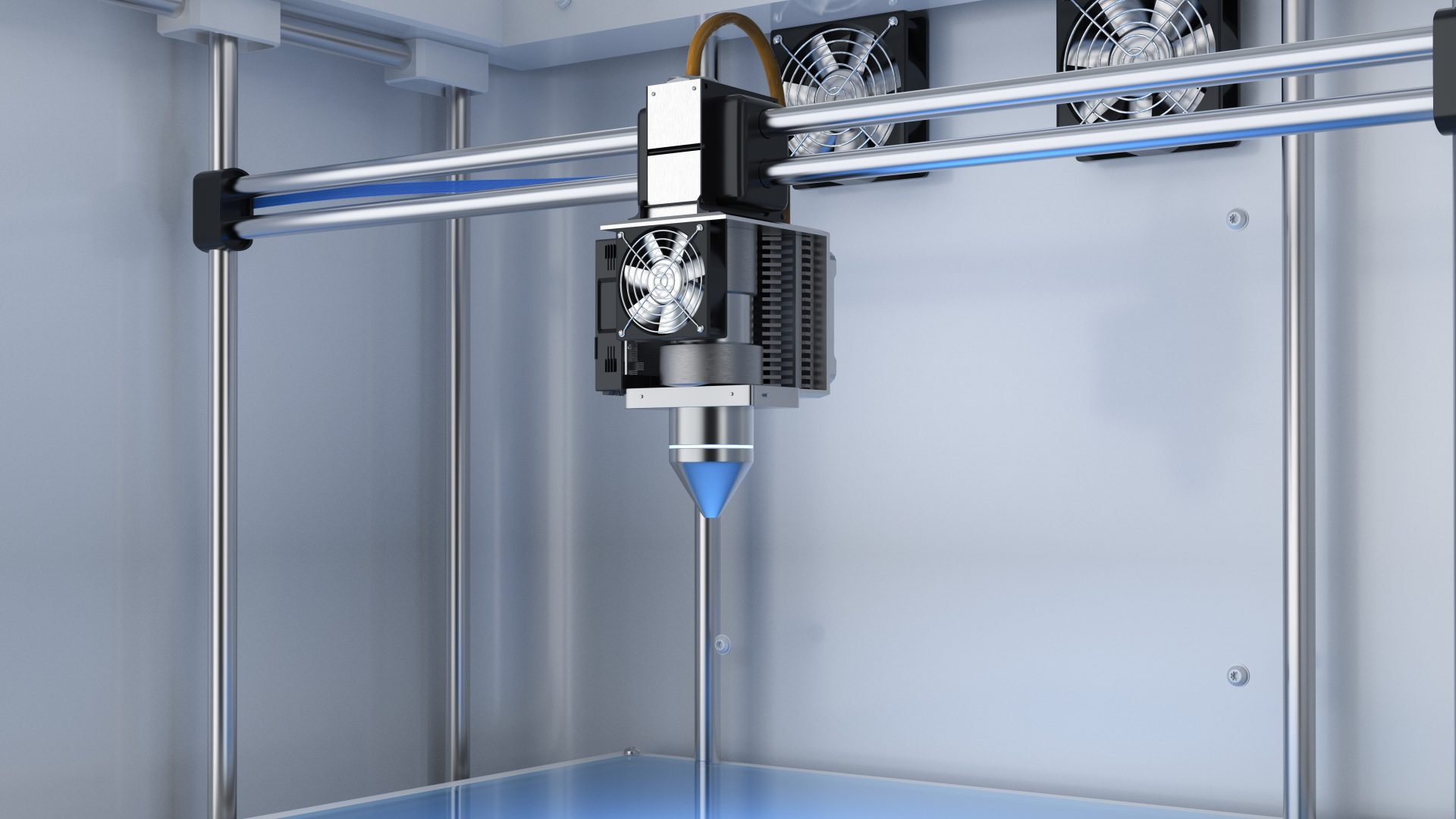 3d printer with injector nozzle