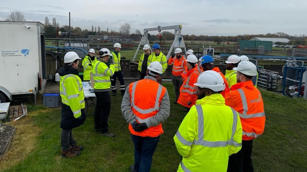 Project site visit at Woolton Treatment Works