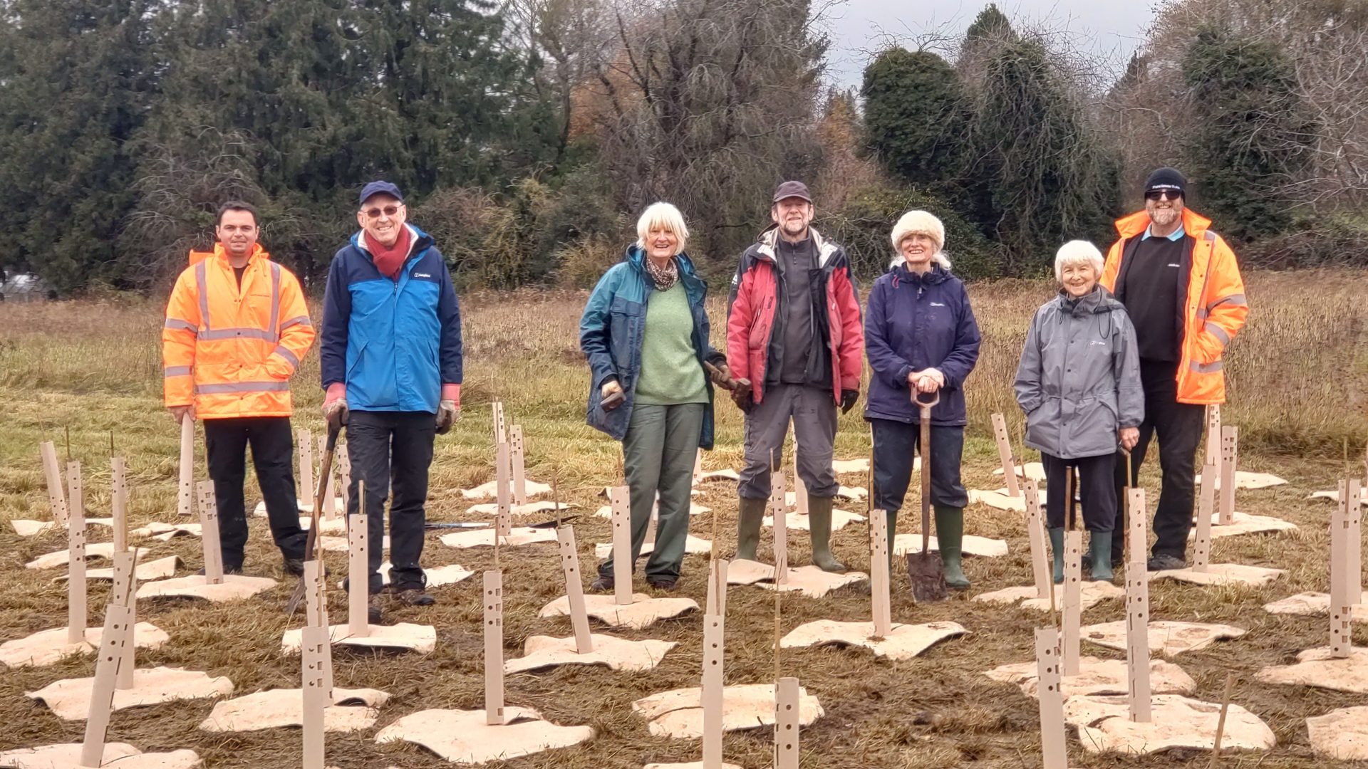 Wey Springs tree planting day