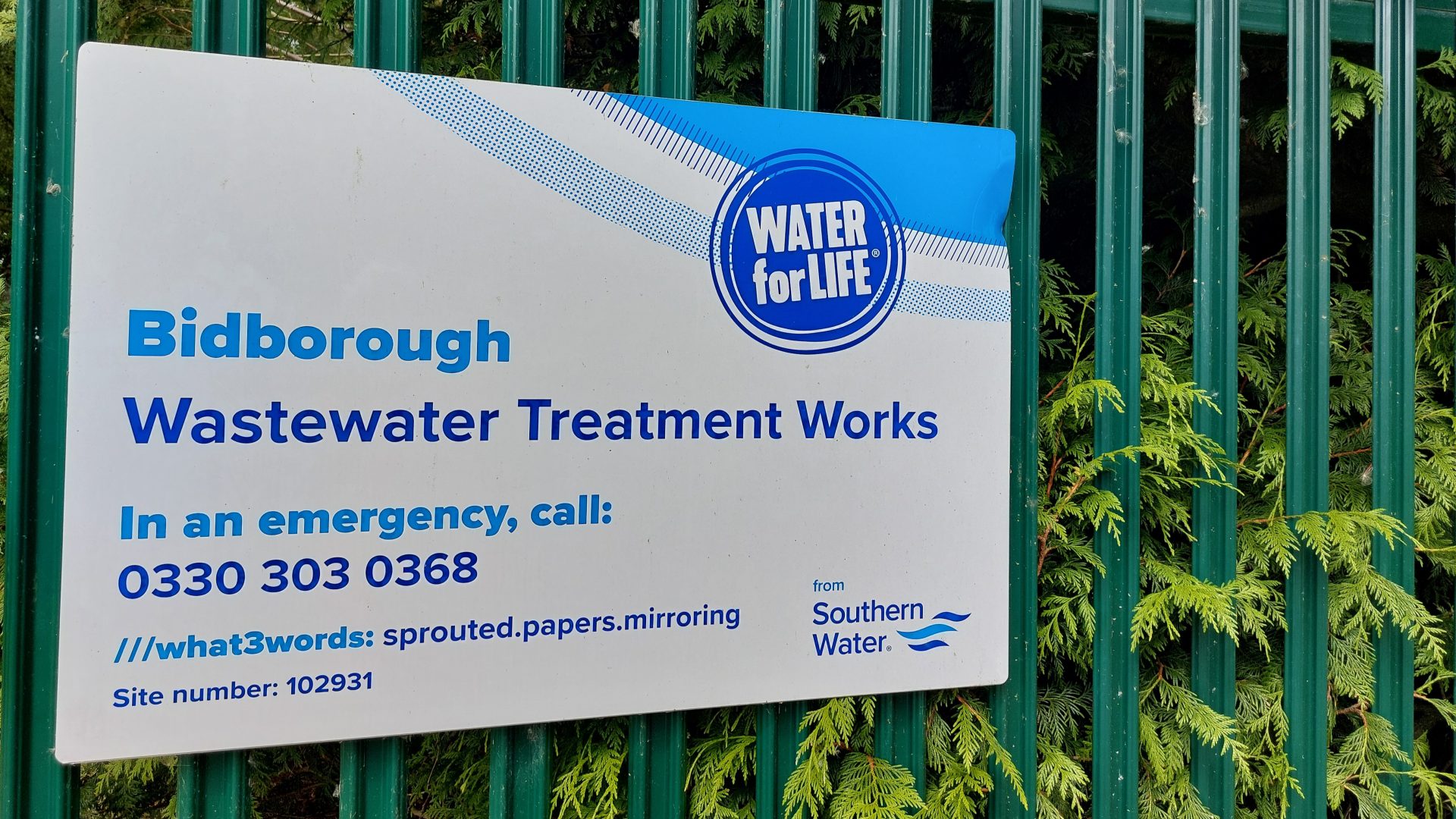 Bidborough Wastewater Treatment Works