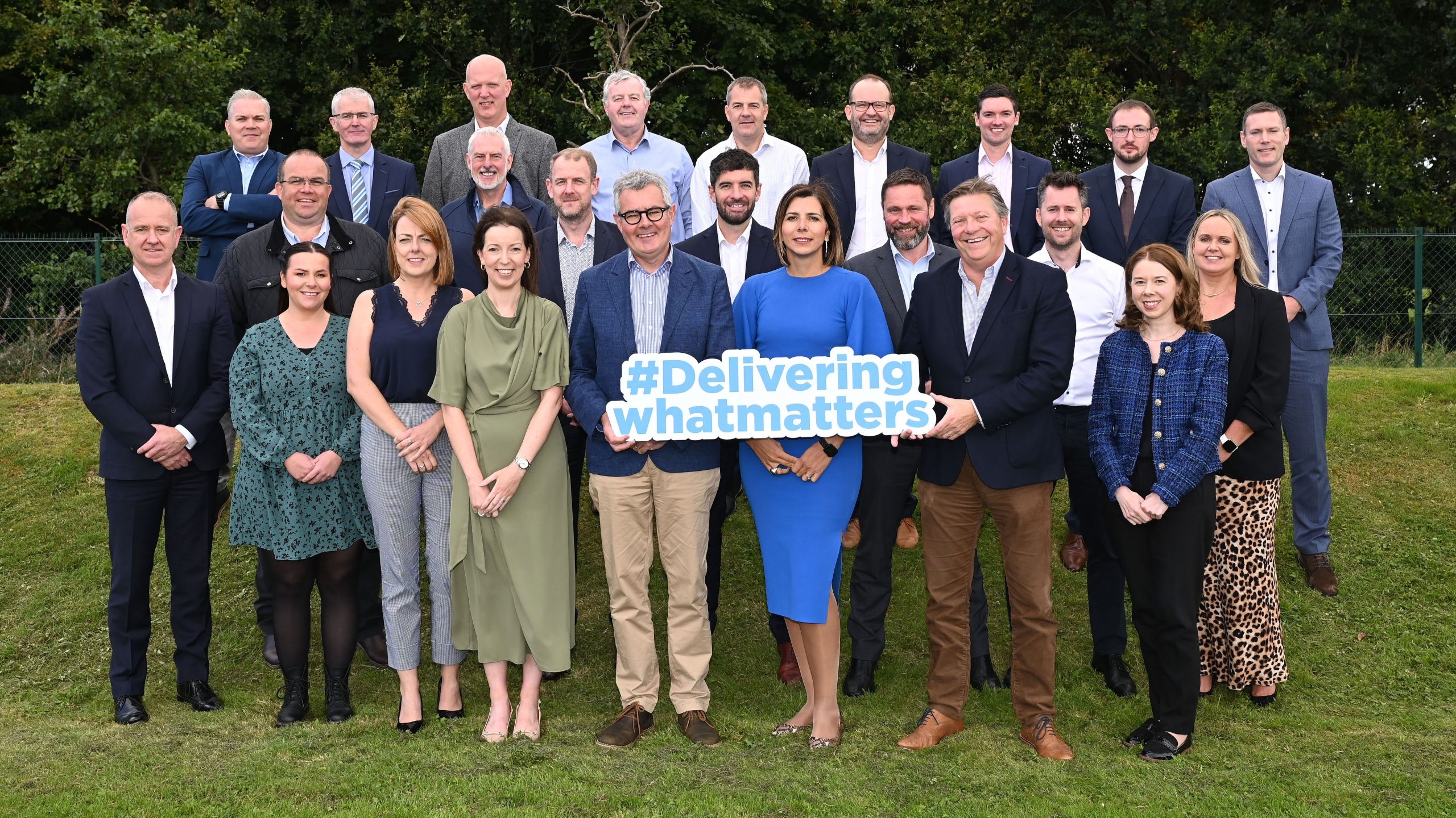 Professional services framework companies join the NI Water team to launch the framework. 