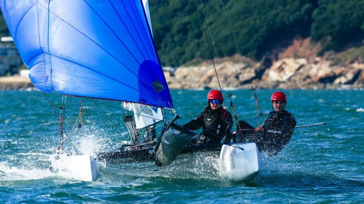 Teen Sailor Eliza and crew-mate Will 1