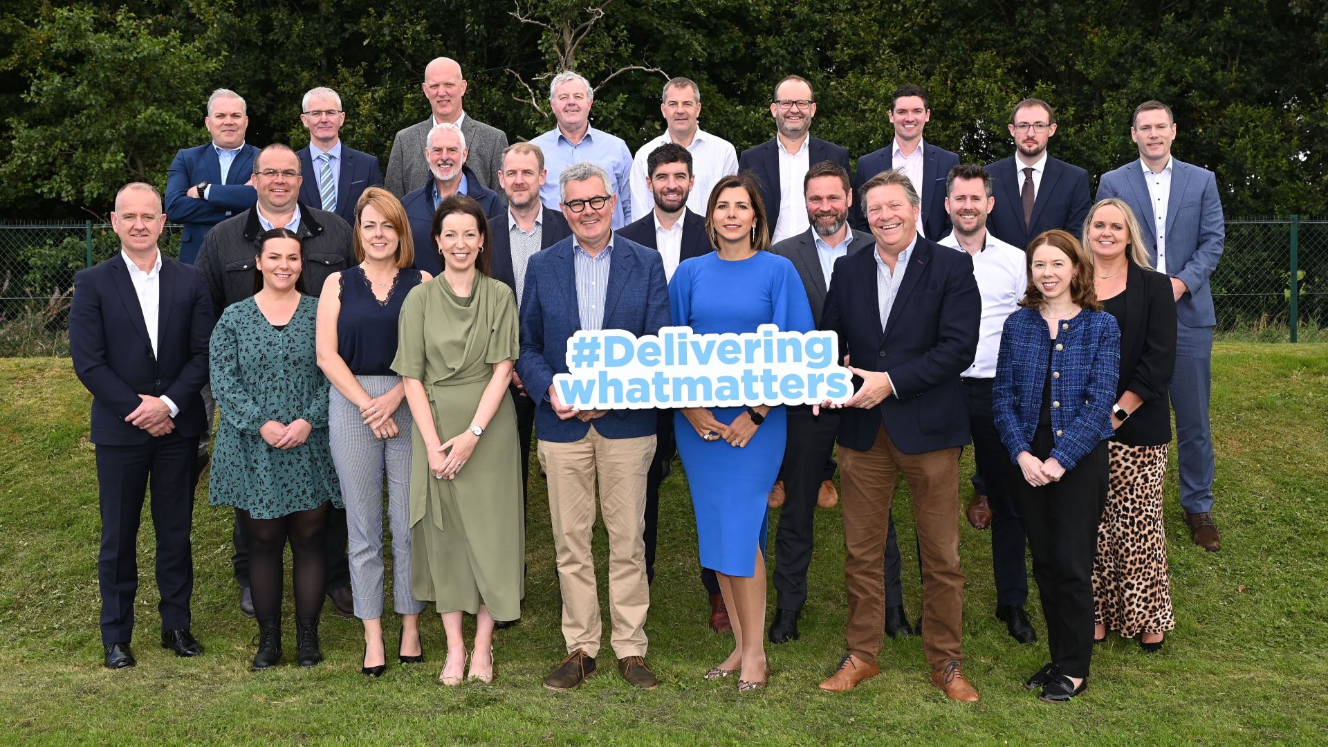 Pictured at the launch of the Professional Services Framework: Back row (L-R) Brendan Kelly, Barry Nay, Peter Ferguson and Ross Calder – all NI Water Front row (L-R) Michelle Denvir, Roisin Connor, Gary Curran, Tzvetelina Bogoina, and Mark Mitchell – all NI Water