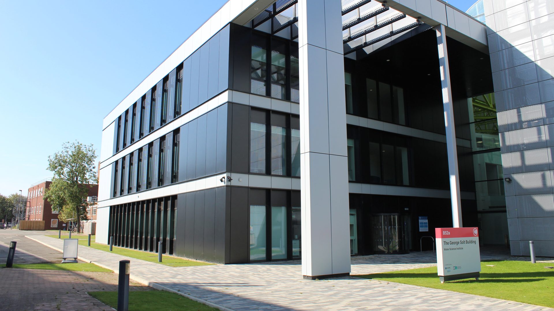 The George Solt building at Cranfield University home to the Water Institute