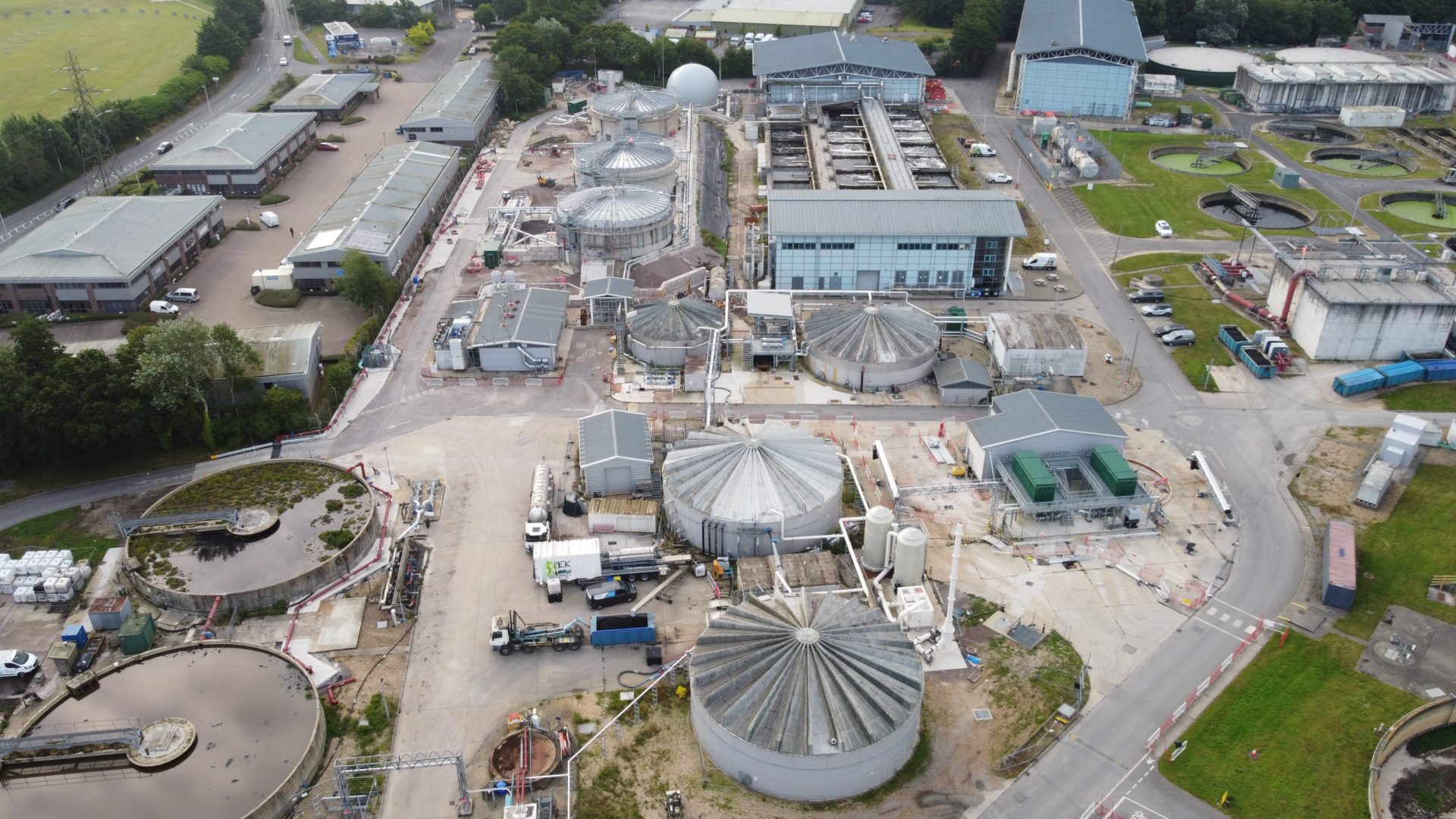 The bioresources facility at Poole Water Recycling Centre has undergone a £30 million enhancement