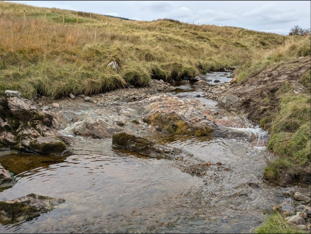 Davington Weir AFTER - Photo credit: Ayrshire Rivers Trust