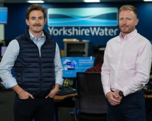 L-R Adam Johnson, CEO Water Direct and Thomas Carter, Manager of Emergency Preparedness and Response from Yorkshire Water