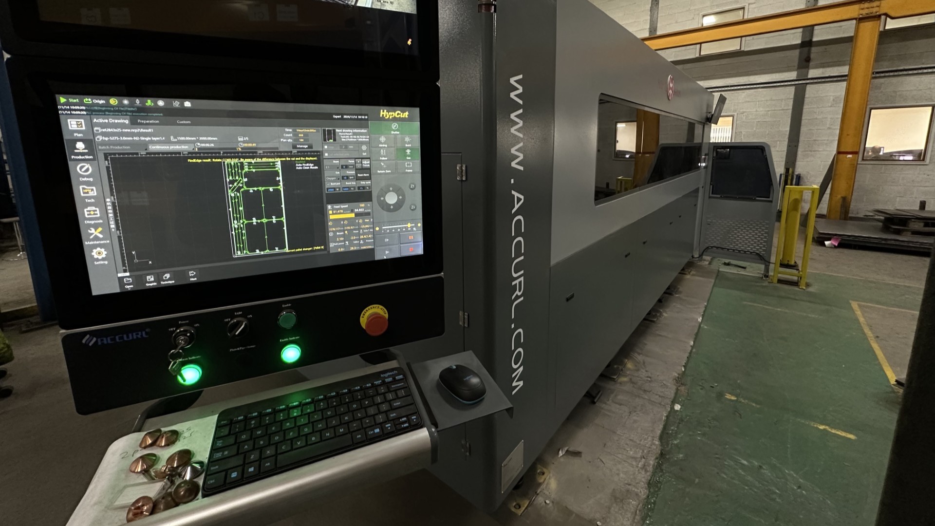 Fabweld Steel Products’ latest investment, the 15kW Accurl Fibre Laser