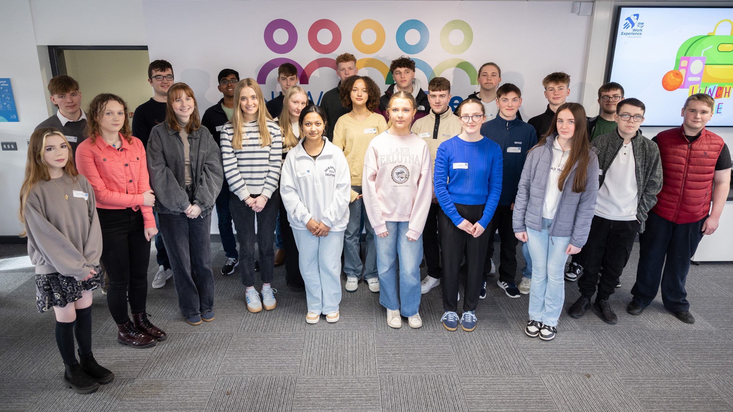 Darragh Andrew William Martin from Slemish College and Ellen Thompson from Ballymena Academy, Aoife Doherty and Ava Norris from Thornhill College, George Stone and Sebastian Steele from Rainey Endowed School, Emilie Kelso from Cookstown High School, Jennifer North and Lewis Watters from Hazelwood Integrated College, Maeve Claire Roche, Lily Barlow and Luke Watson from Our Lady and St Patrick’s College, Knock, Rianna van der Hart, and Matvej Jesipenko from Methodist College, Belfast and Marcus Stewart Cahoon and Jordan Cooper Belfast Boys’ Model, Daniel Rowan, Adil Mohammed, Ben Thomas Vaughan, Zach Hagan Bangor Grammar Afsari Taieba Binte Moazzem South Eastern Regional College.