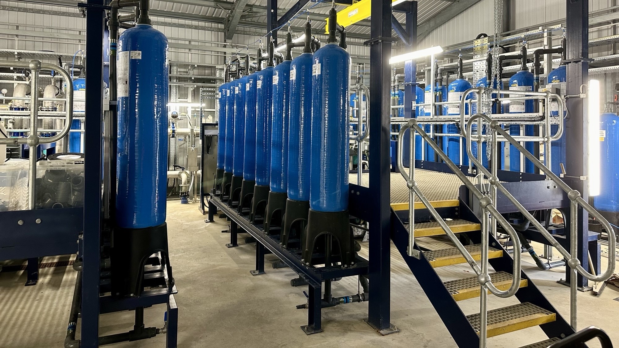 Nitreat installation at Anglian Water's Hall Water Treatment Works