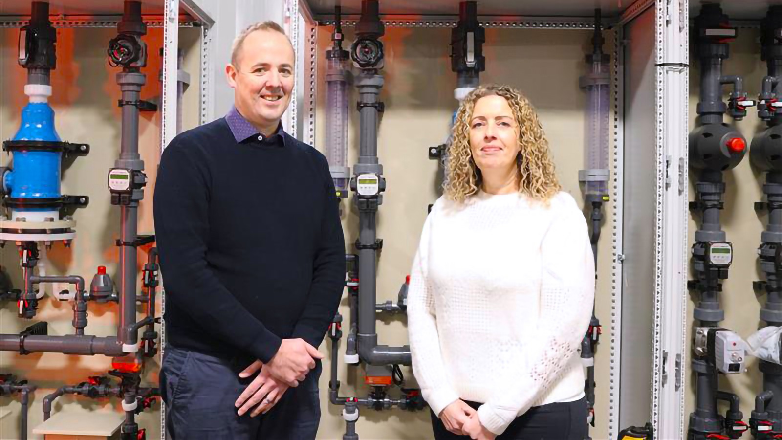 Scotmas CEO, Alistair Cameron, and Commercial Director, Nicola Cameron, are proud of the company’s advanced water disinfection equipment.