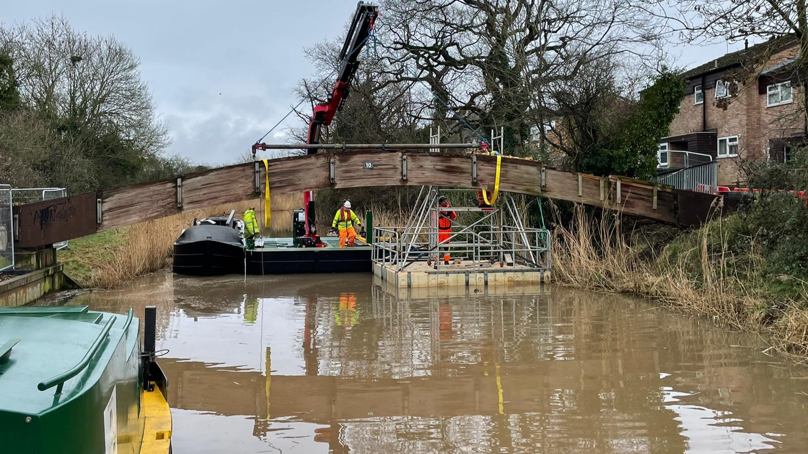 The old bridge on the Droitwich Canals